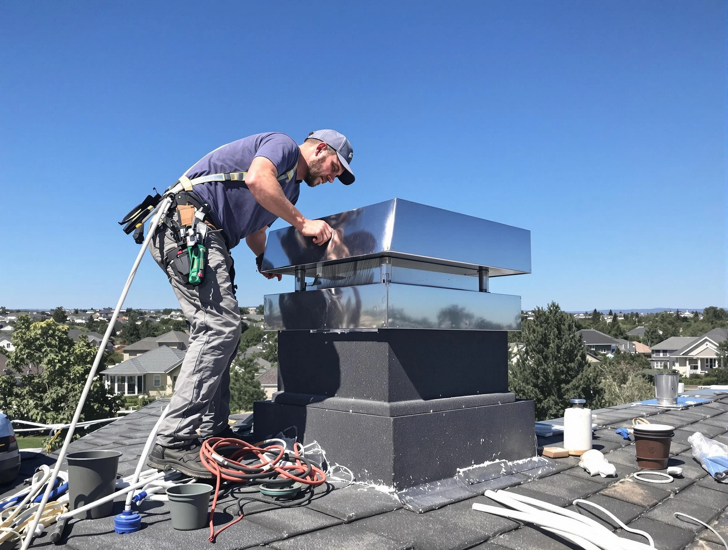 Chimney Cap Services service in Robinson, PA